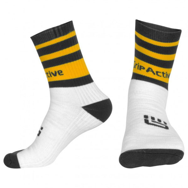 Black and Yellow Mid Leg Socks