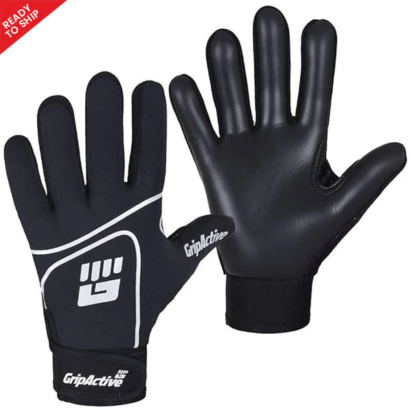 Premium Gaelic Football Gloves - Black