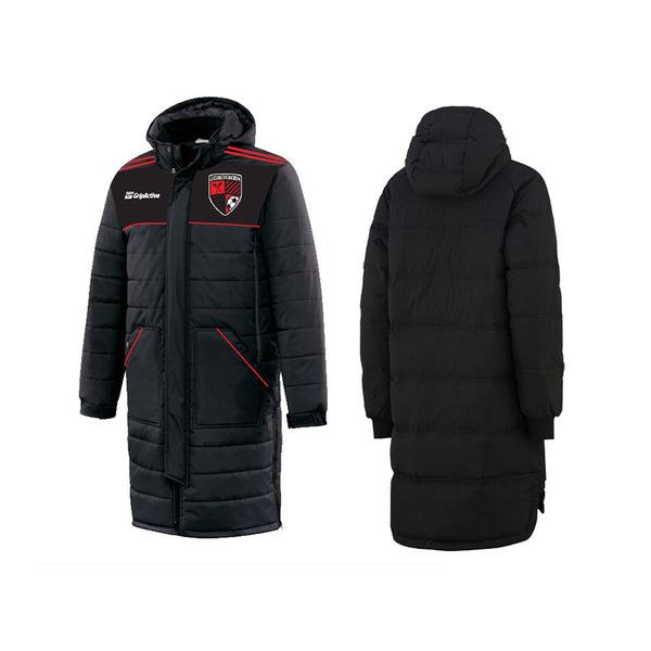 Whitworth FC Red Kites Long Padded Jacket