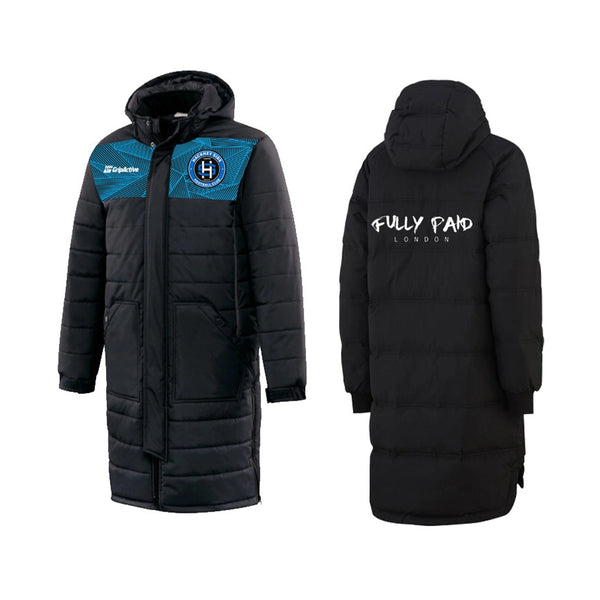 Hackney Side Long Padded Jacket