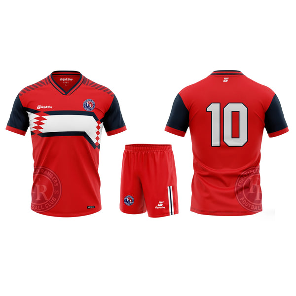 Forefield Rangers FC Red Match Kit