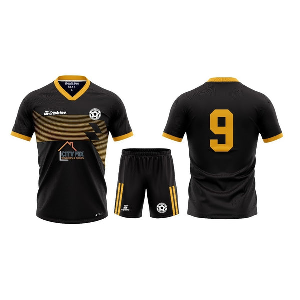 Condorrat FC Match Kit - Black/Yellow