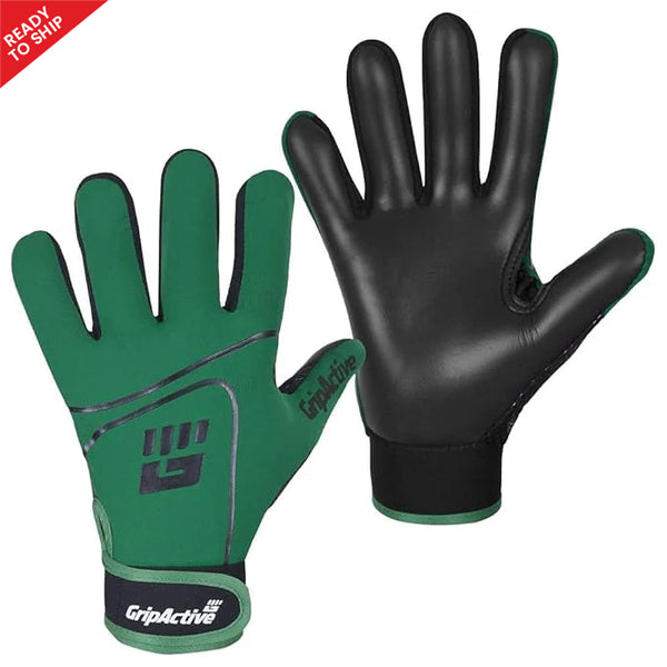 Premium Gaelic Football Gloves - Green