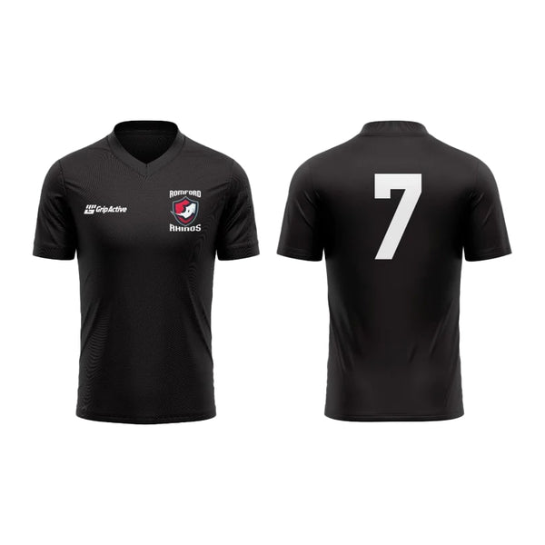 Romford Rhinos Black Training Jersey