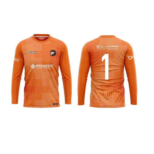 Maillot de gardien de but orange Bedford Albion FC