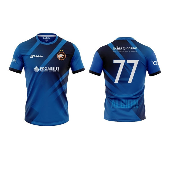 Maillot de match bleu marine Bedford Albion FC