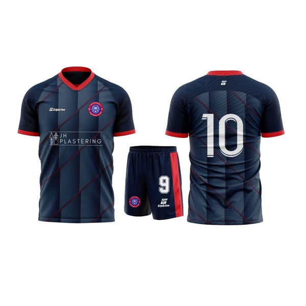 Bluepool FC Navy Blue Match Kit