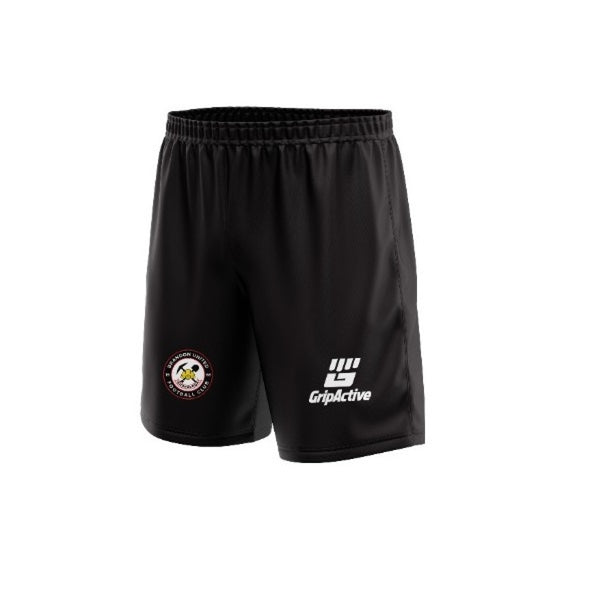 Brandon United FC Black Training Shorts