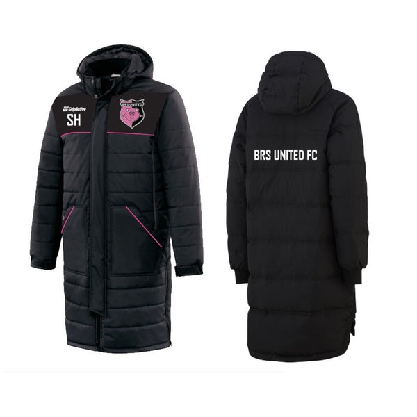 BRS United Long Padded Jacket