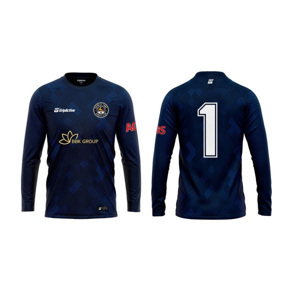 Maillot de gardien de but bleu marine Crawley Tamil Sports Club