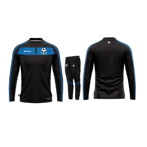 Drus Football Academy Black/Blue Tracksuit