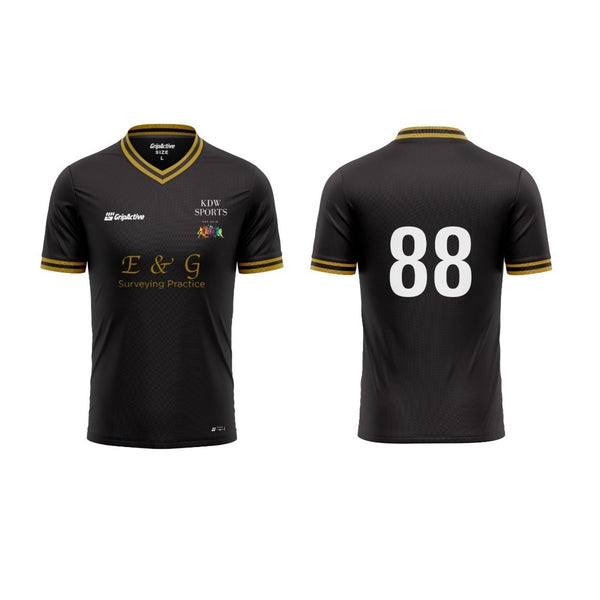 KDW Sports Black Match Jersey