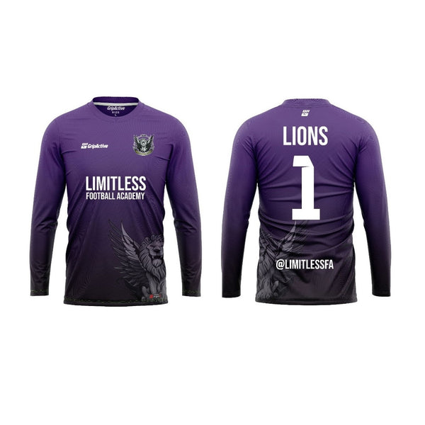 Maillot de gardien de but violet Limitless Football Academy