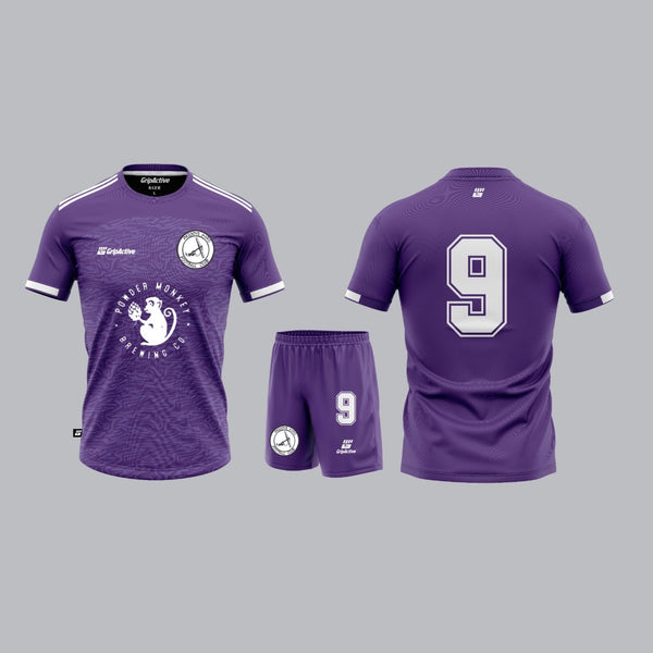 Kit de match violet Priddys Hard FC