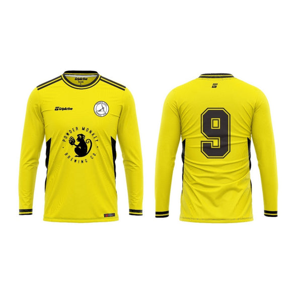 Maillot de match jaune Priddys Hard FC