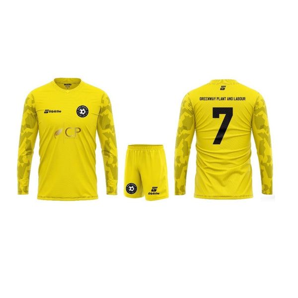 Kit de gardien de but jaune Spires Athletic