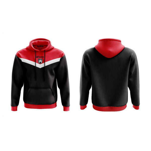 Sweat à capuche Still Men FC Noir Rouge