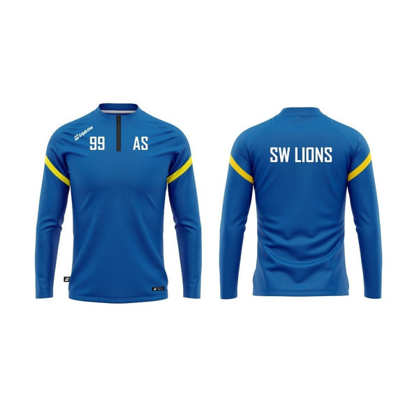 SW Lions FC Blue Tracksuit Top