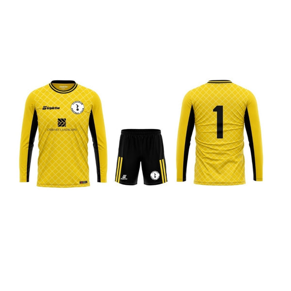 Kit de gardien de but jaune Tongham FC